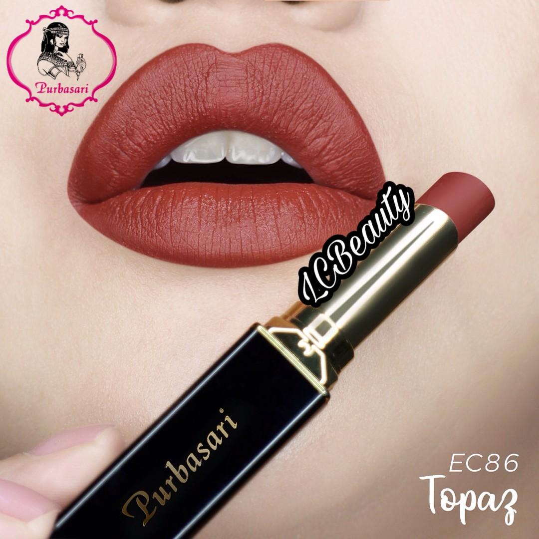Purbasari Lipstick Collor Matte 86 TOPAZ