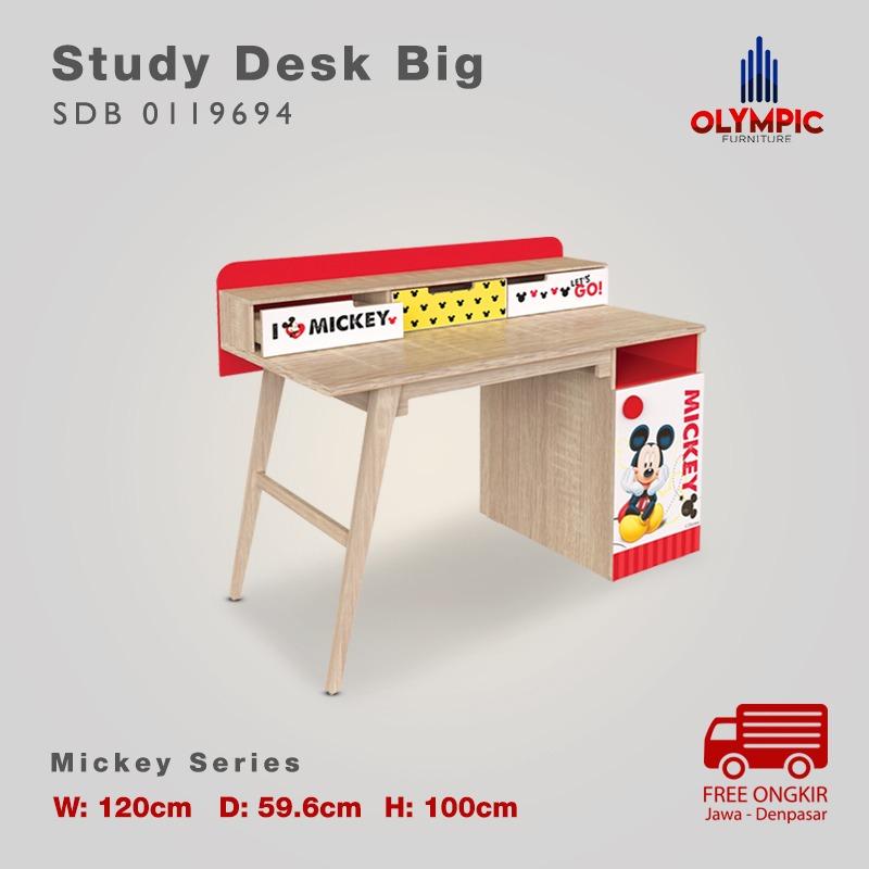 Olympic Kids Mickey Study Desk Big Meja Belajar Anak- SDB 0119694