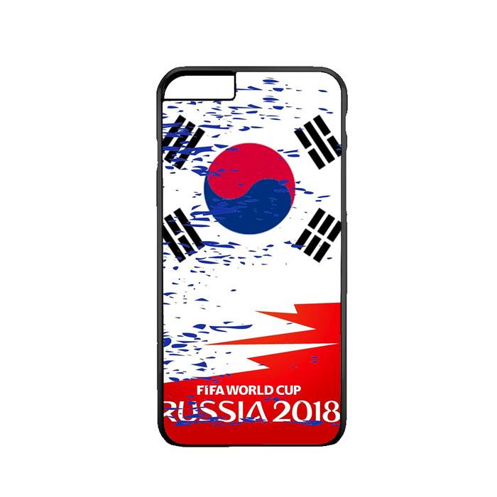 Casing Custom iPhone 6 Plus 6s Plus Fifa World Cup Korea South Flag L2571