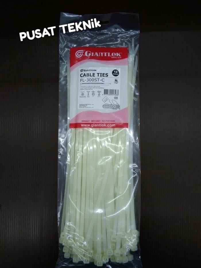 KABEL TIES 30 CM PUTIH - CABLE TIES 30CM