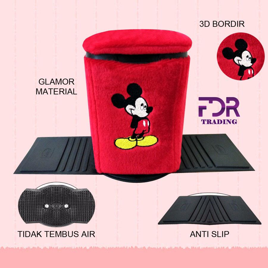Tong sampah Mickey / tempat sampah mobil Mickey / tong sampah mobil Mickey / car dusbin Mickey