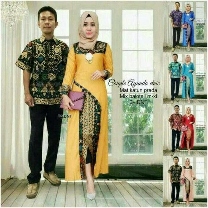 Baju Couple Kebaya Batik Ayunda Etnic
