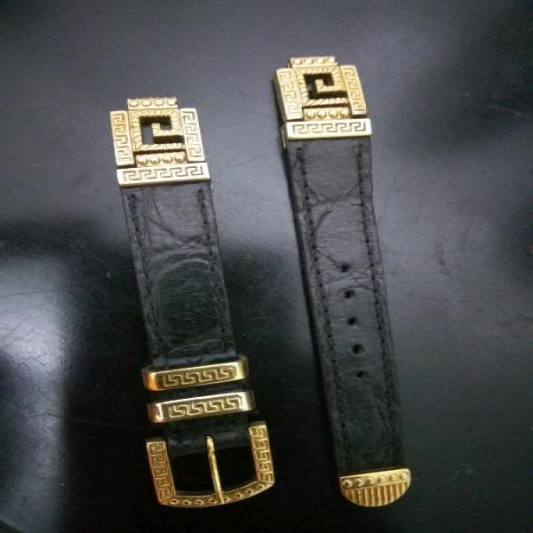 tali kulit versace masih kaya baru size 14mm