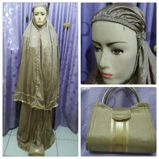 Mukena Parasut Dompet Pita - Ar Rahni Collection