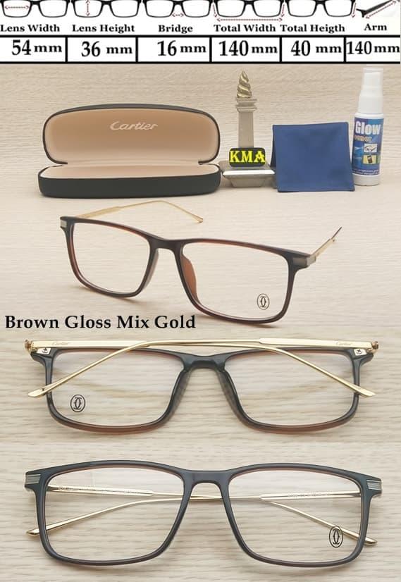 kacamata minus CARTIER frame kacamata minus frame premium