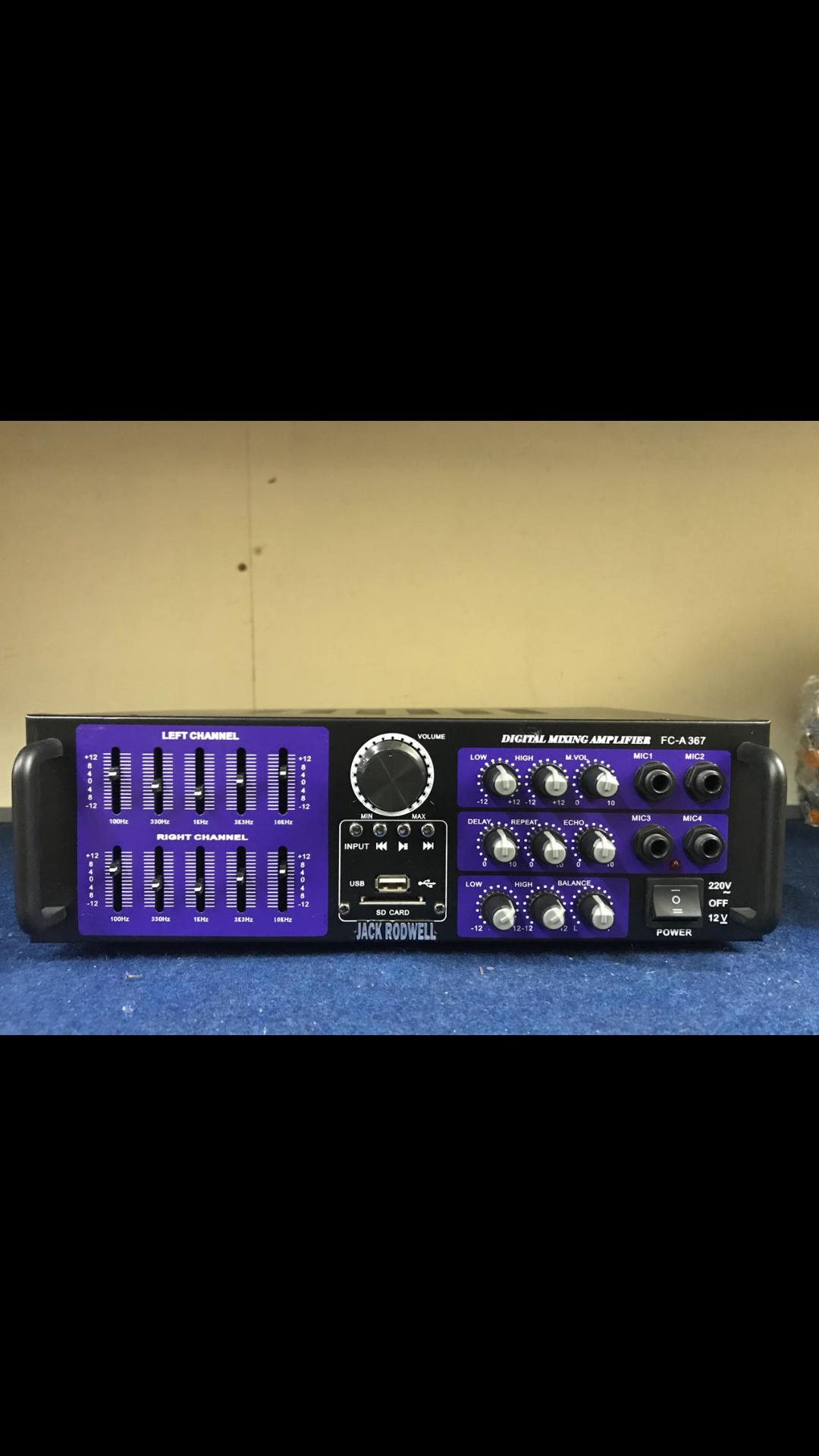JACK RODWELL ORIGINAL digital Power Amplifier USB MP3 bluetooth bluetoot amplifier ampli profesional power mixer with usb sd card player karaoke system THHS Super bass subwoffer bisa dipakai semua speaker pasif maksimal bisa pakai speaker 15 inci BLUET