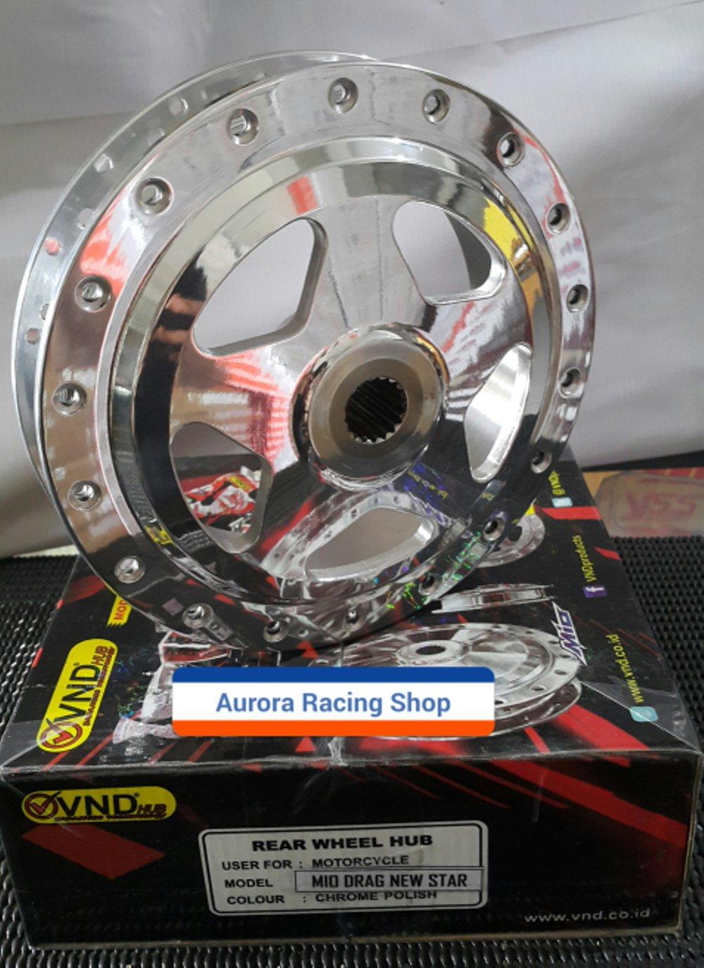 Tromol Belakang Mio/Nouvo Model Drag New Star ~ VND Chrome P
