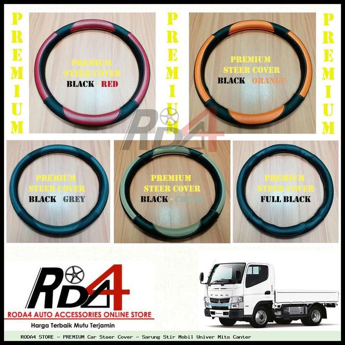 Mits Canter PREMIUM Car Steer Cover - Sarung Stir Mobil Univer Mits Canter