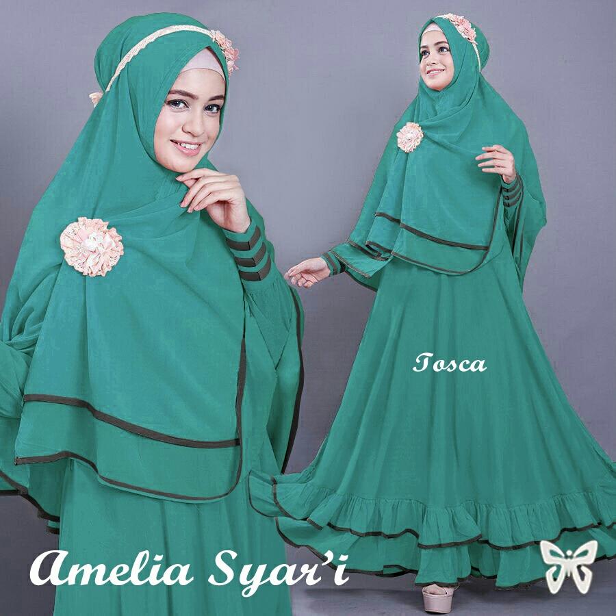 J&C Setelan Muslim Amelia / Dress Maxi / Maxi Muslim / Bergo Muslim / Setelan Maxi Dress / Dress Muslim / Setelan Busana Muslim / Setelan Baju Muslim / Baju Gamis Wanita / Setelan Muslim / Hijab Fashion / Hijab Style