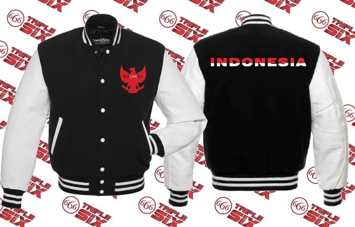 barokahjoyo Jaket Varsity Garuda Indonesia / jaket pria / jaket timnas / jaket jersey /