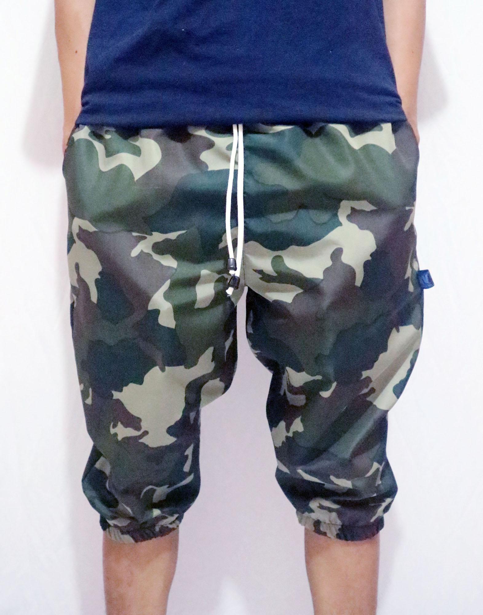 Celana Jogger Pendek Santai BRVOfficial - Green Army