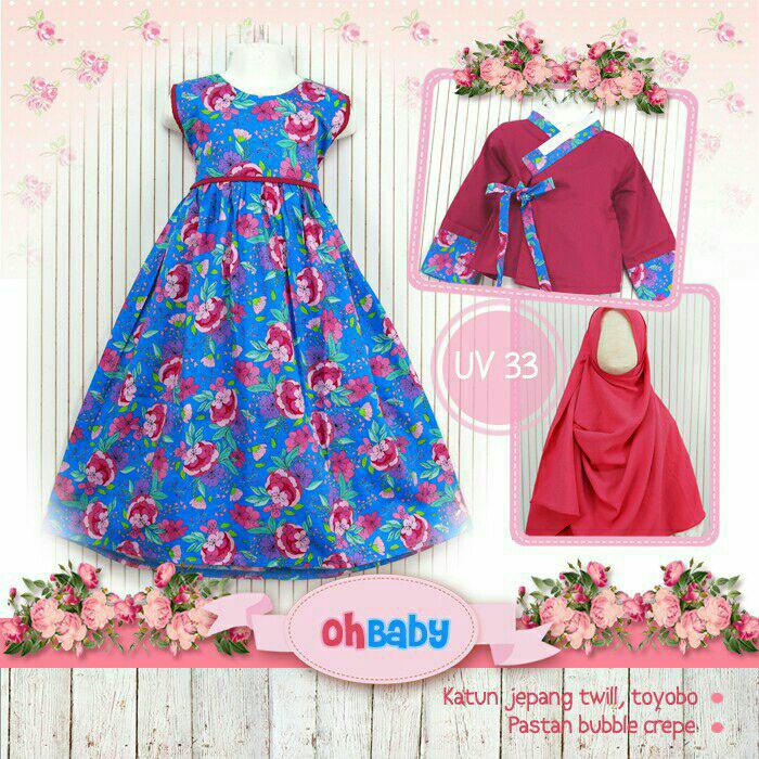 Baju muslim anak ala korea