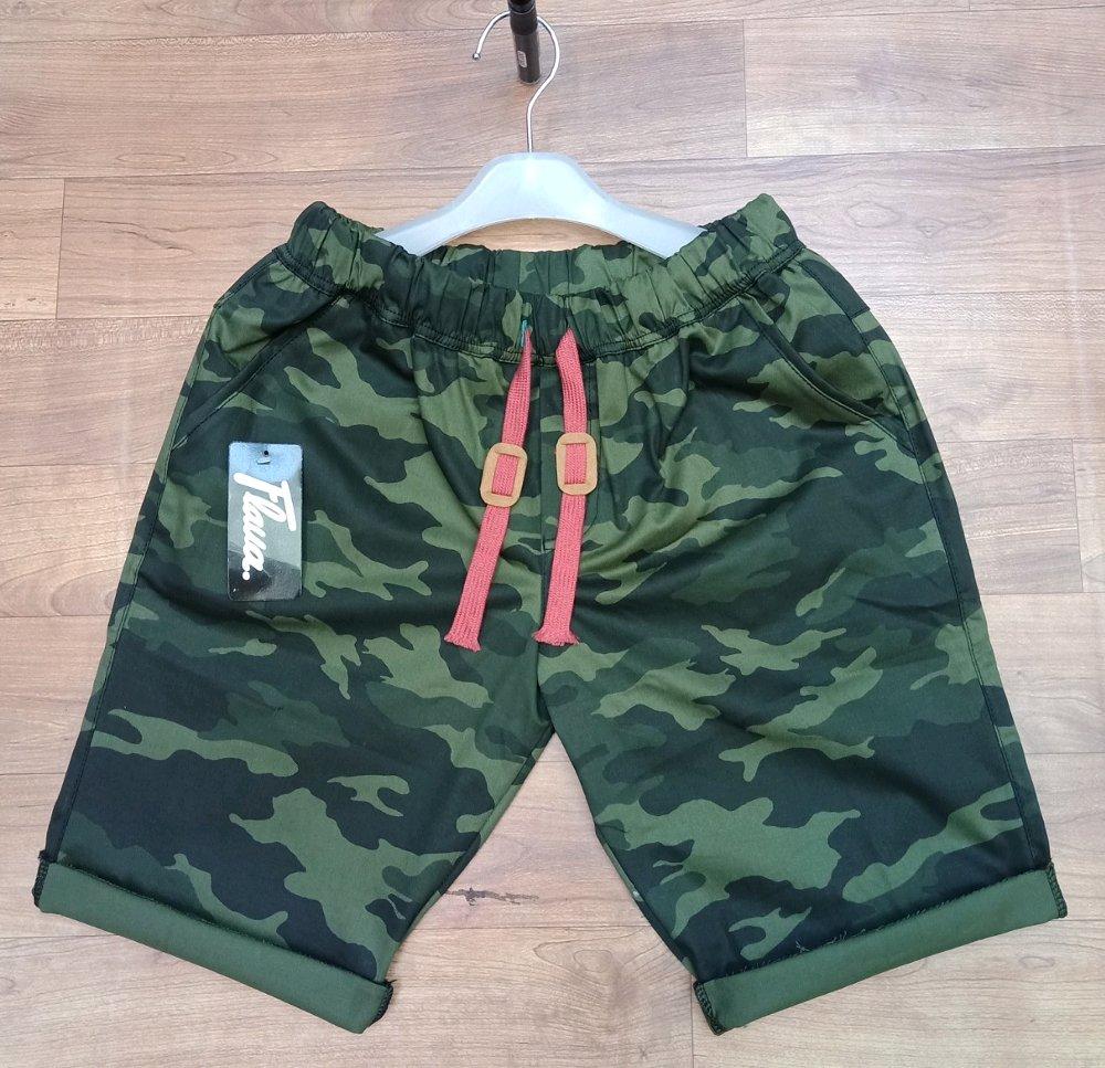 celana pendek santai pria kattun twill army