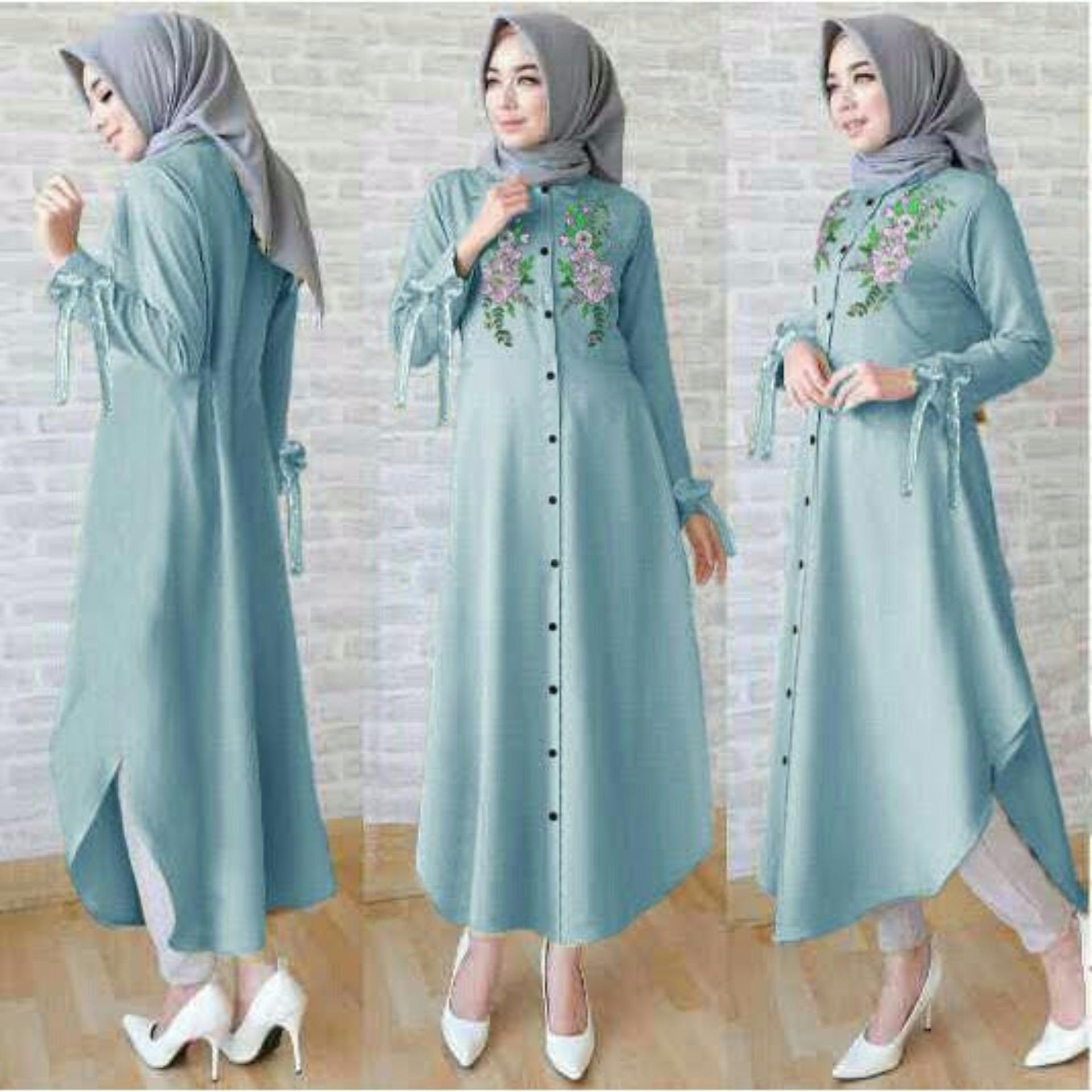 TANAH ABANG- Baju SETELAN atasan dan bawahan / Setelan Blouse/ Kemeja wanita / Long Dress Maxy / Long Dress Wanita / Gaun Panjang/Gaun Wanita / Tunik Wanita / Dress Muslim / Atasan Muslim / Gamis ; Murah; Motif dan Warna Real Photo #Ukuran M, L dan XL