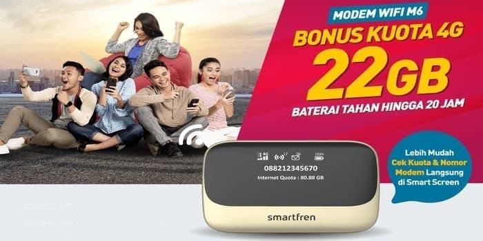 SALE - Mifi Modem Wifi Router 4G Powerbank Smartfren Andromax M5 BONUS KUOTA
