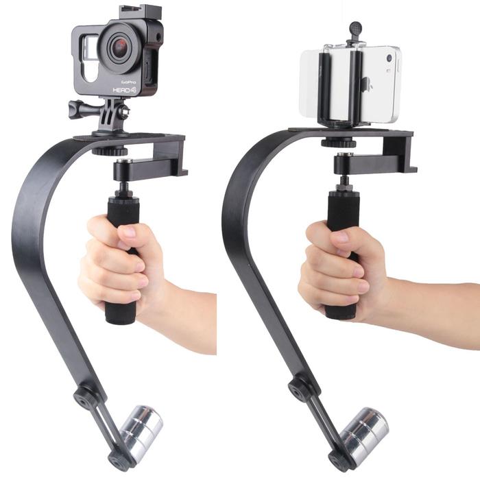 Vodool Handheld Curve Stabilizer Multifungsi For Gopro / DSLR / Iphone