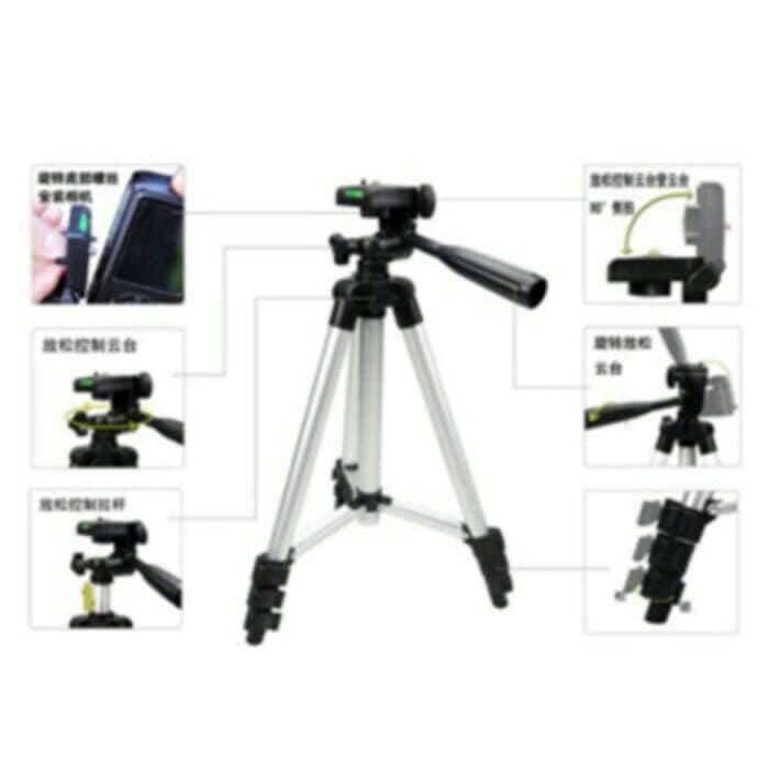 Promo TRIPOD WEIPRENG WT 3110A untuk camdig,handycam, DSLR dan hp + holder U original