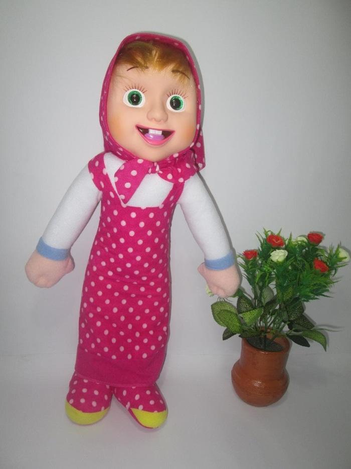 Boneka Marsha Ukuran 50cm Murah Cantik - Boneka Marsha Lucu - Merah Boneka09511
