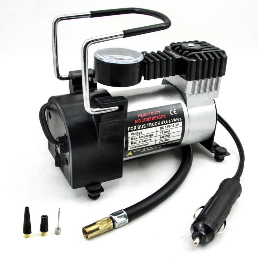 GoShop Pompa Ban Mini 100 psi Heavy Duty Air Compressor 12V DC