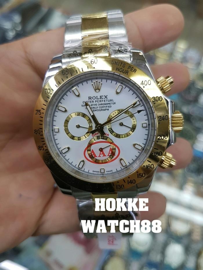 JAM TANGAN PRIA SPORT ROLEX DAYTONA COSMOGRAPH AUTOMATIC PREMIUM AAA+
