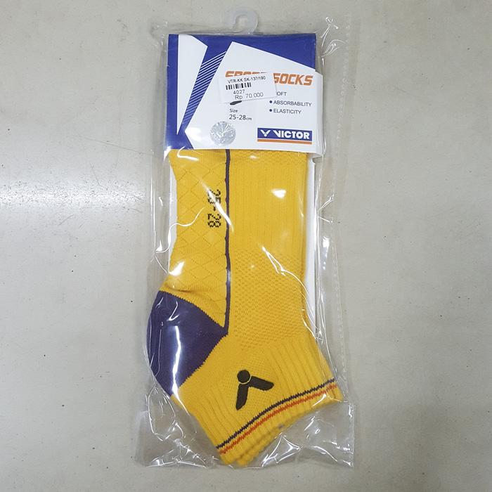 HARGA DISKON!!! KAOS KAKI VICTOR BADMINTON KUNING UNGU - wFwsWE