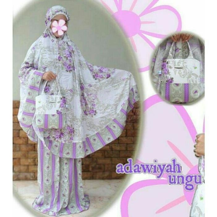 MUKENA RAYON BALI MOTIF SHABBY CHIC VINTAGE KEKINIAN / PERLENGKAPAN SHOLAT / TELEKUNG / MUKENA DEWASA BERKUALITAS
