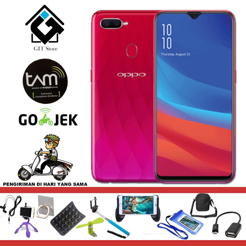 OPPO F9 Smartphone [64GB / 6GB] Bonus 10 Item