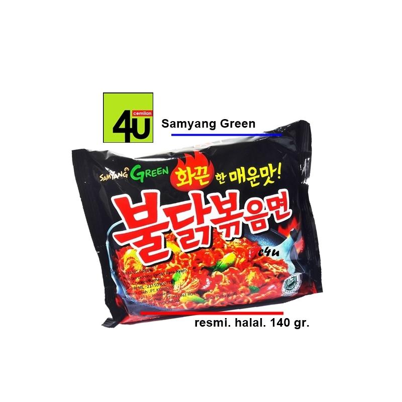 Samyang GREEN - Hot Chicken Ramen - 3 bks HALAL