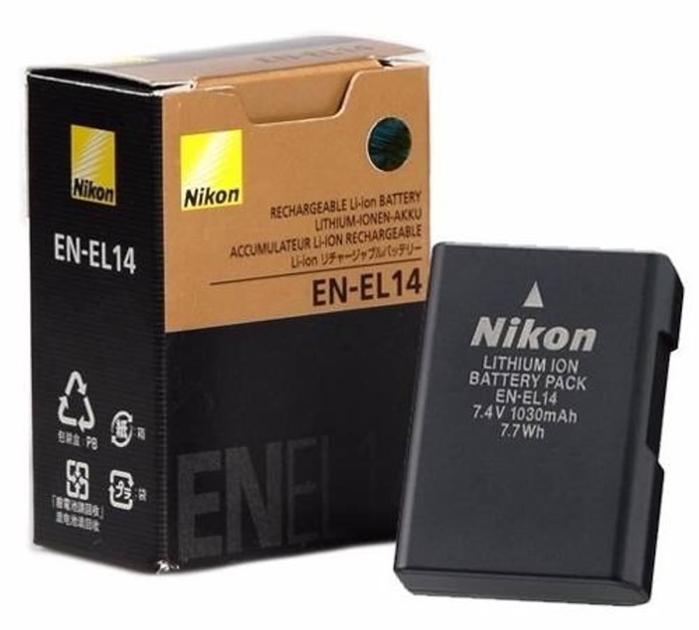 Battery Baterai Nikon En-El14 For Nikon D3100 , D3200 , D3300