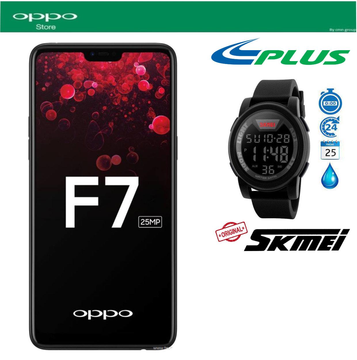 OPPO F7 4/64 - Black Plus SKMEI 1142A