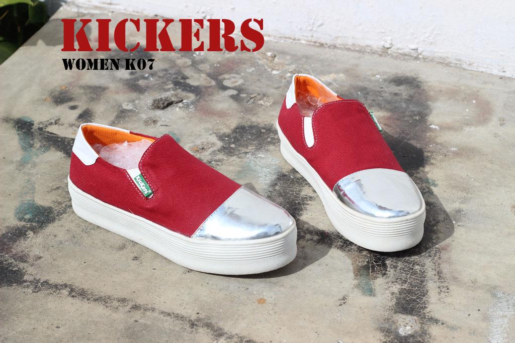 Gratis Ongkir Sepatu Wanita Kickers K07 Paling Fashionable