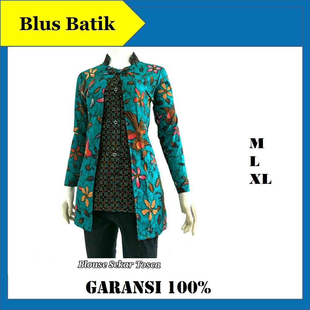 Foto Desain  Baju Batik  Guru  Wanita  Kerabatdesain
