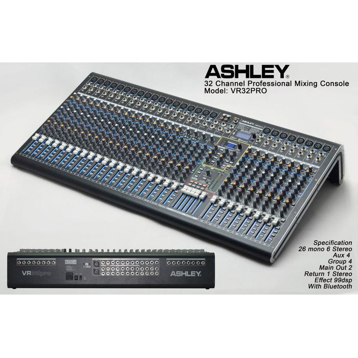 MIXER ASHLEY VR32 PRO ( 32 CHANNEL ) BLUETOOTH