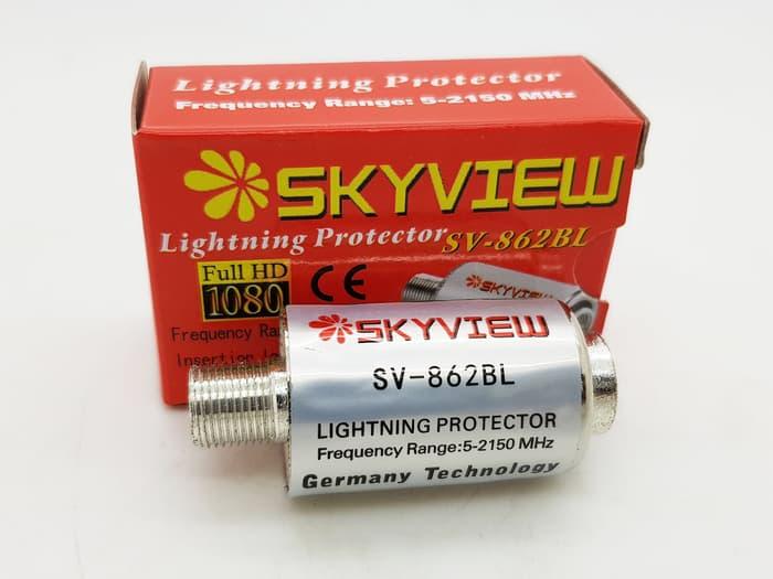 TERMURAH BISA COD - Anti Petir Skyview Penangkal untuk Parabola LNB Receiver TV Antena Terlaris, Harga Diskon, Produk Original - TOKO RAMA 88