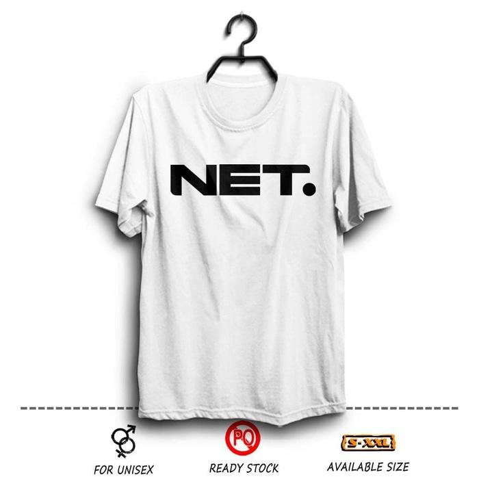 Kaos Distro Net TV Indonesia Putih Wfcloth