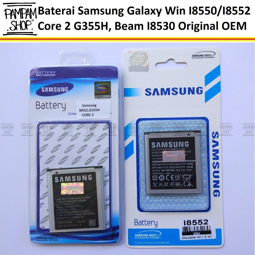 Baterai Handphone Samsung Galaxy Win Duos Beam I8552 I8550 I8530 Original OEM 100% | Battery, Batre, Batrai, I 8552, 8550, 8530, SEIN, HP