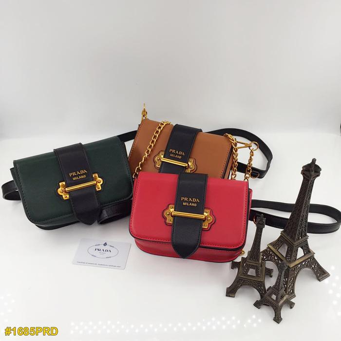 DISKON Prada Waist Bag #1685PRD - tas nagita slavina - tas fashion nagita