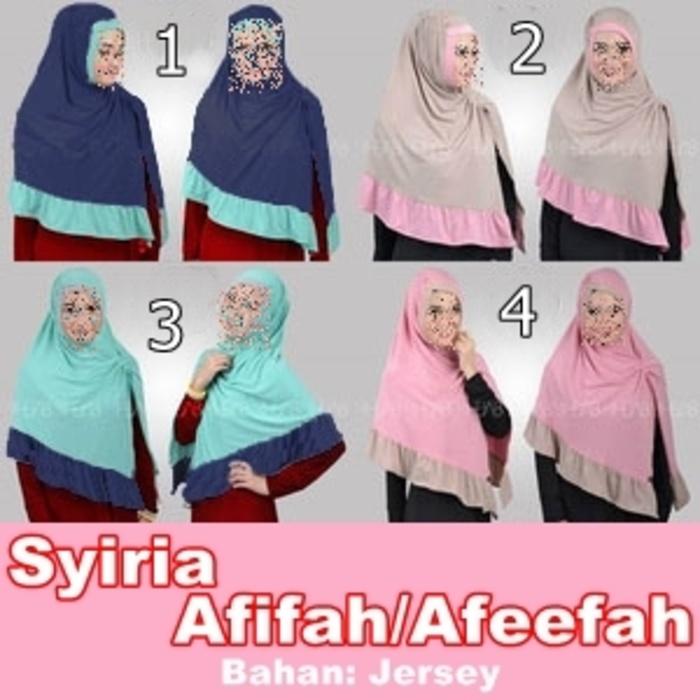 JILBAB AFEEFAH / AFIFAH JERSEY / Jilbab / Hijab / Jilbab Instant / Hijab Instant / Hijab Murah / Hijab Wanita / Best Seller