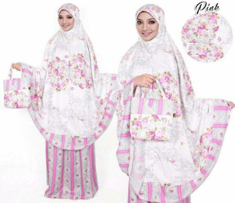 Stelan Mukena Katun Rayon Flow Pink di lapak Toko Kembar Tanah Abang rinymangiwa