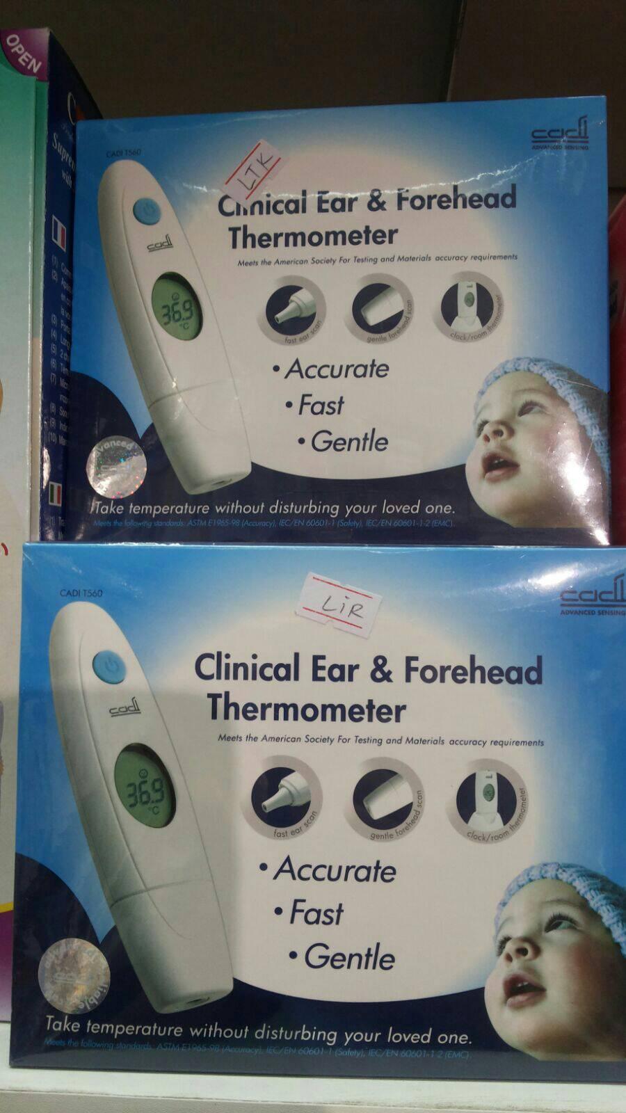 cadi termometer digital telinga dan dahi