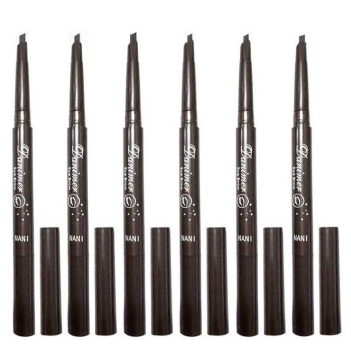 Danimer Rotating Eyebrow Pencil And Brush Anti Sweet Waterproof Black