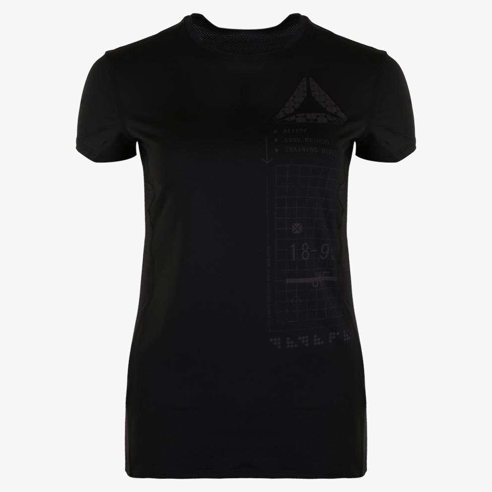 Reebok ACTIVCHILL Graphic T-Shirt Wanita - Hitam