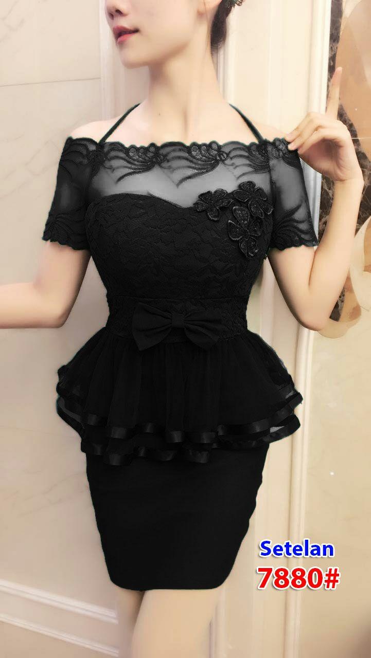 7880# baju pesta import / setelan wanita / setelan pesta / stelan fashion import / atasbawah rok sabrina