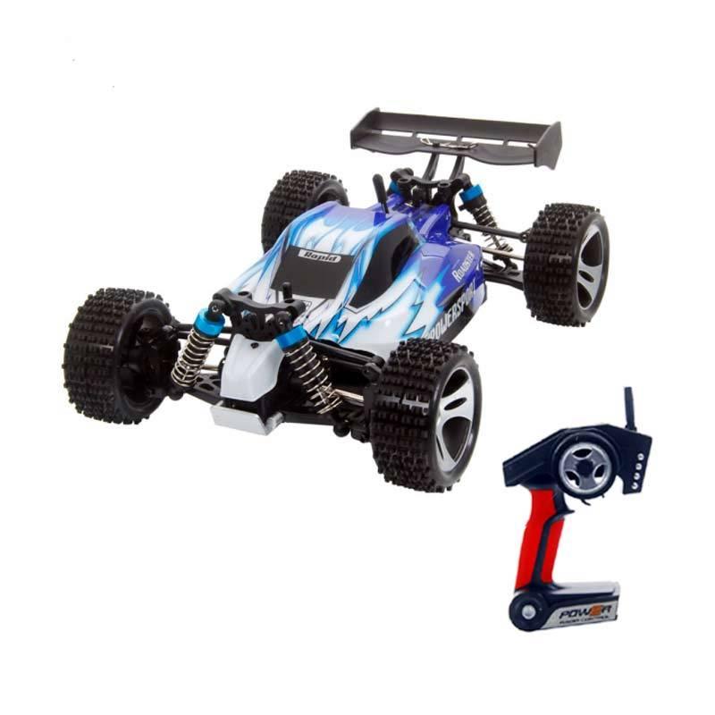 Remote Control Mobil WL A959 Vortex 1/18 4WD 2.4Ghz RTR Speed 50KM /JAM - BIRU