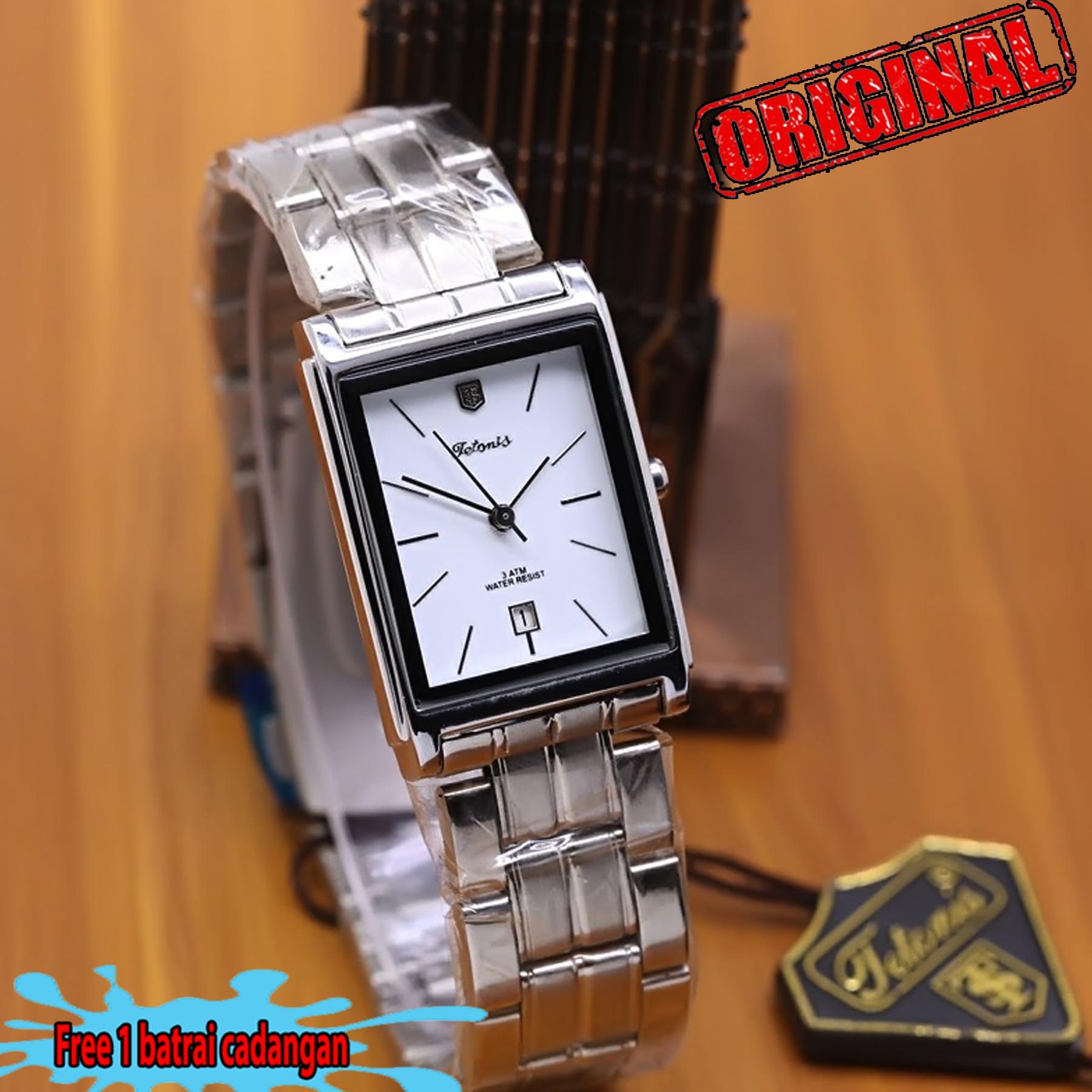 Jam tangan wanita - tetonis - stainless steel ( ORIGINAL )