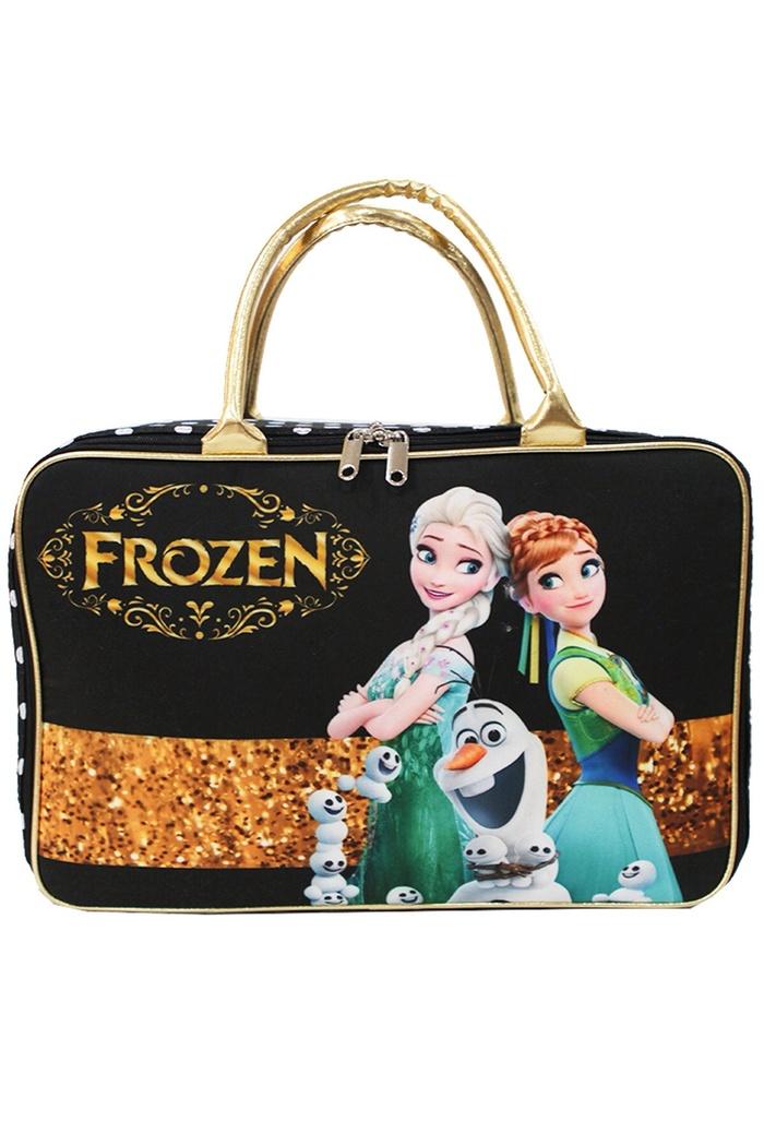 Tas Travel Bag Koper Kanvas Renang Kotak Anak Dewasa Frozen Fever Elsa