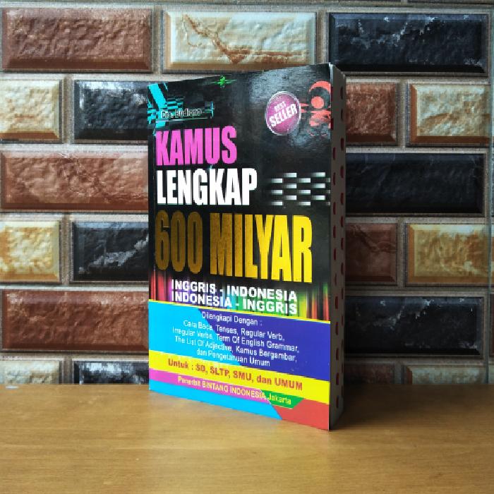Buku - Kamus Lengkap Bahasa Inggris 600 Milyar - ready stock