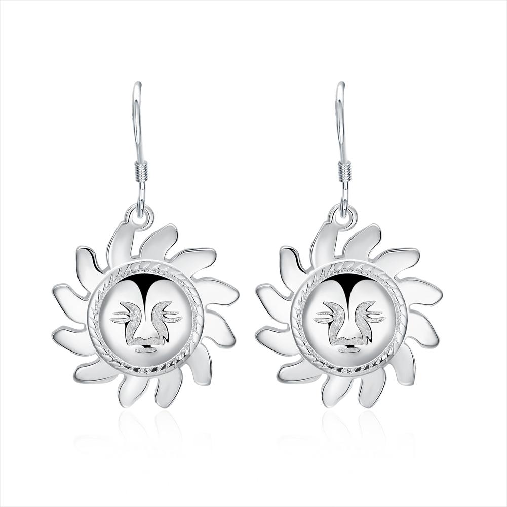 Lain perak Jepang dan Korea jual panas pribadi kreatif sun money ear hook LKNSPCE636 LKNSPCE636