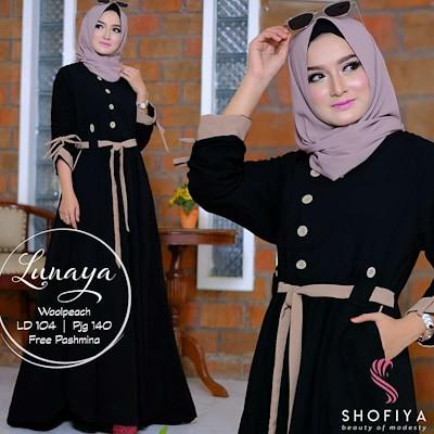 JAKARTA GROSIR - lunaya dress balotelly mc Fashion Dress / Atasan / Tunik / size M, L dan XL