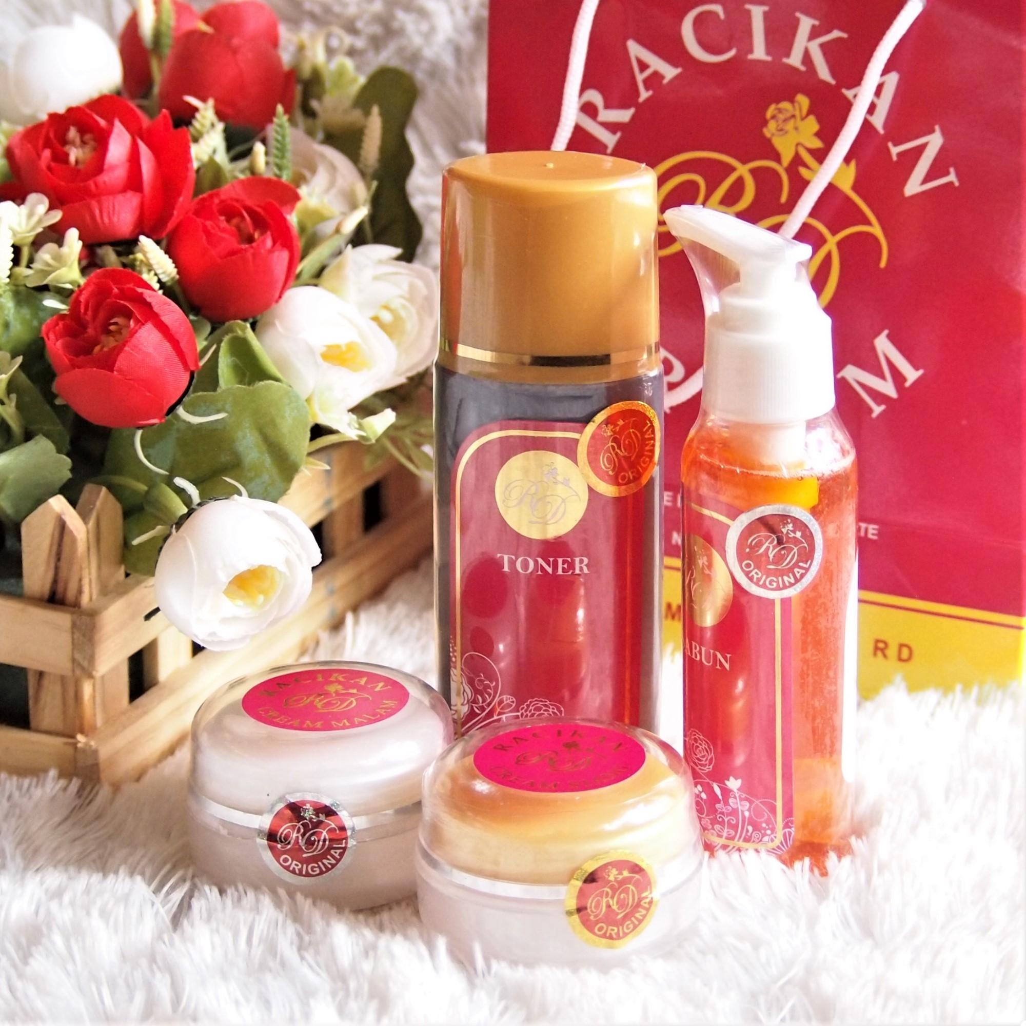 CREAM RD WHITENING ASLI / ORIGINAL - PAKET RD WHITENING CREAM BUNGA 1